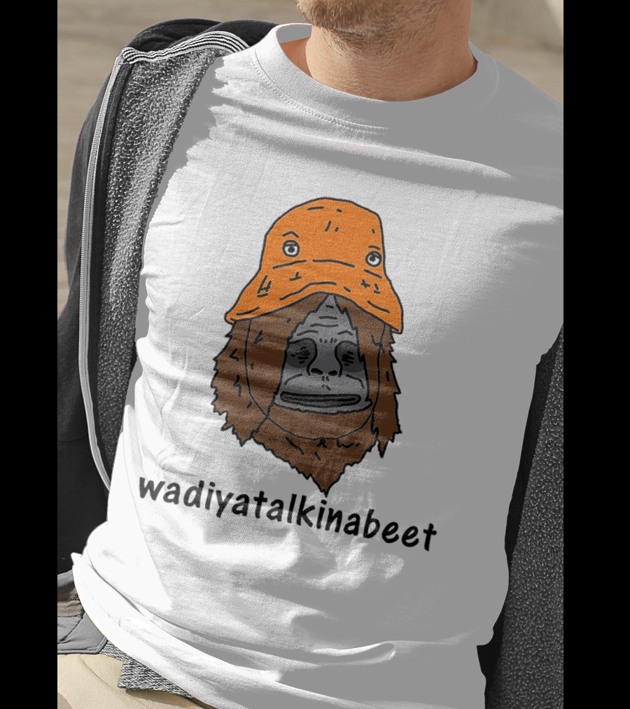 Big Lez Show Wadiyatalkinabeet Orange Hat Cartoon Character T-Shirt