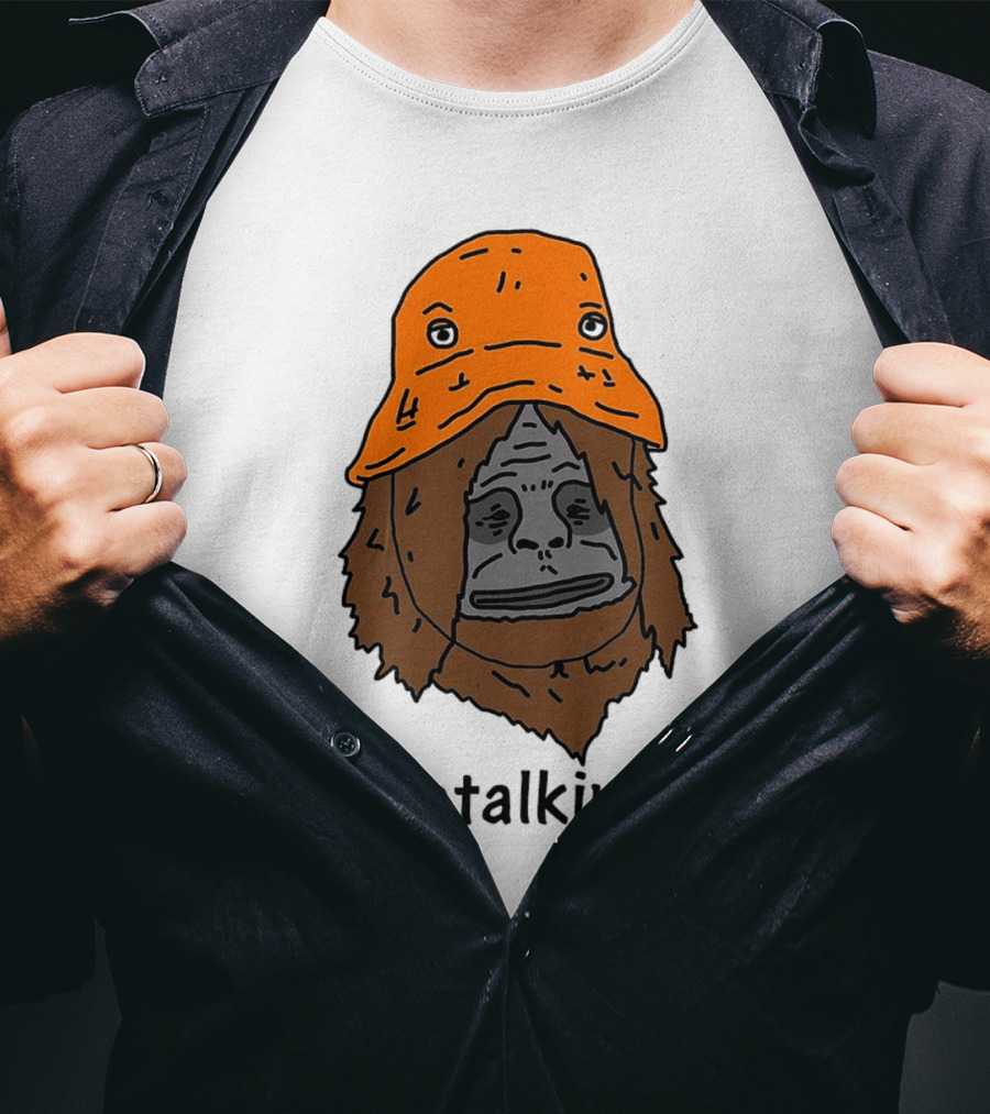 Big Lez Show Wadiyatalkinabeet Orange Hat Cartoon Character T-Shirt