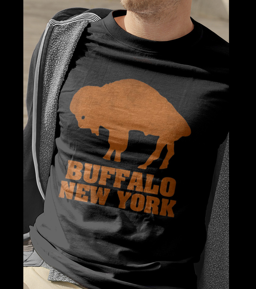 Buffalo New York Bold Orange Buffalo T-Shirt