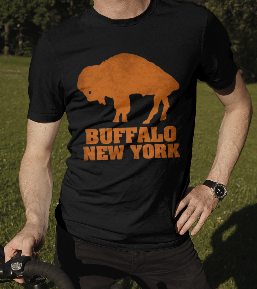 Buffalo New York Bold Orange Buffalo T-Shirt