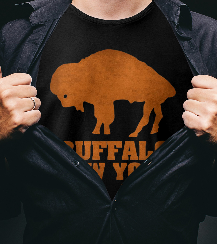 Buffalo New York Bold Orange Buffalo T-Shirt