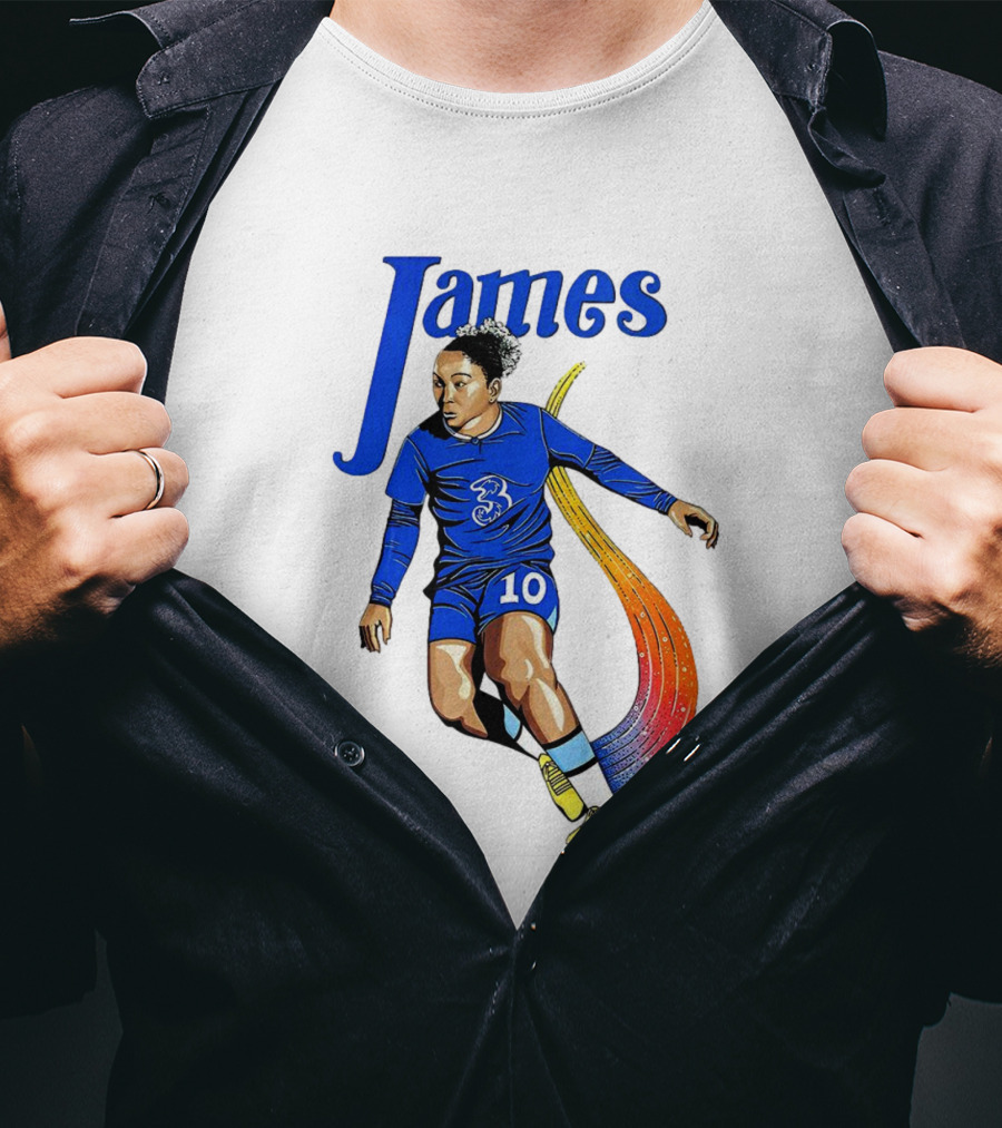 Chelsea Women Soccer Lauren James Number 10 Cheat Code T-Shirt