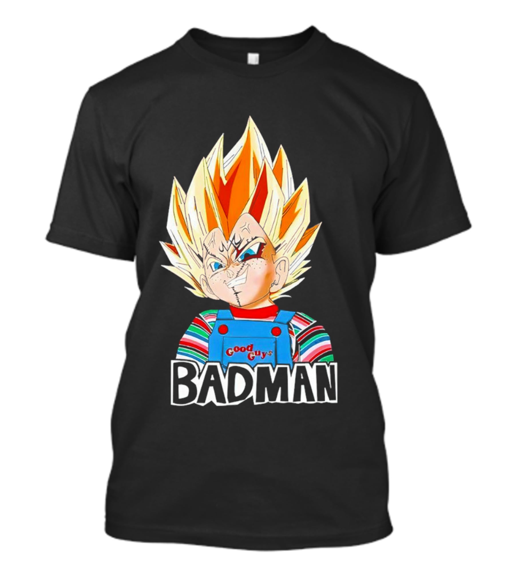 Vegeta Badman Good Guys Mashup T-Shirt