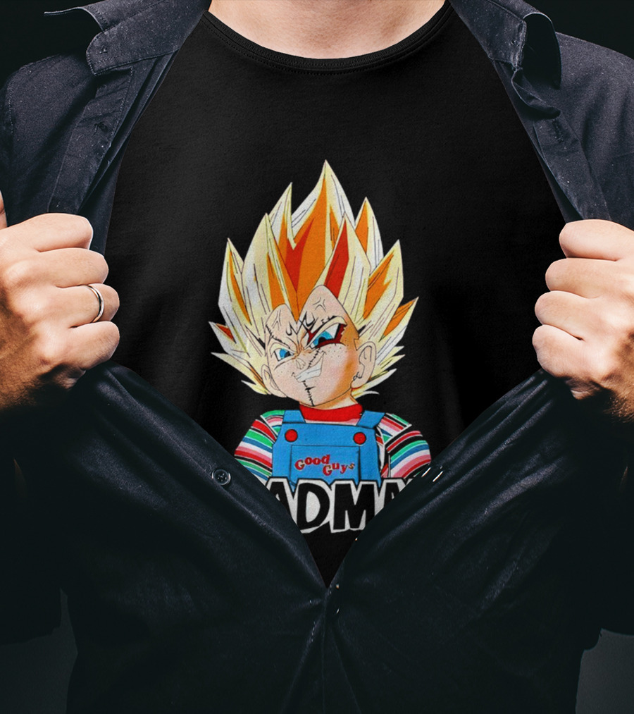 Vegeta Badman Good Guys Mashup T-Shirt