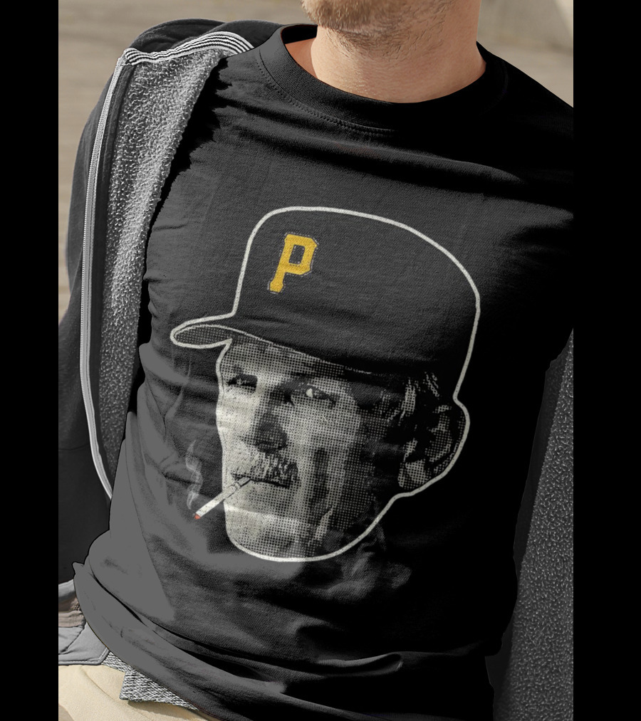 Jim Leyland Pittsburgh Pirates Manager Smoking Icon Baseball Cap T-Shirt