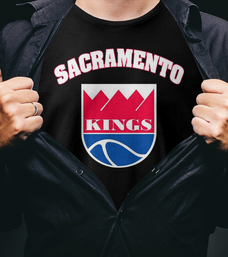 Sacramento Kings Retro Basketball Team T-Shirt