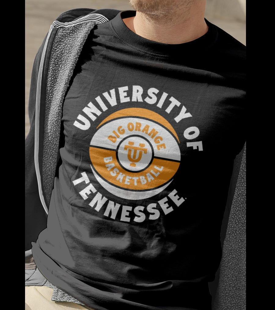 Big Orange Basketball Vintage University Of Tennessee T-Shirt