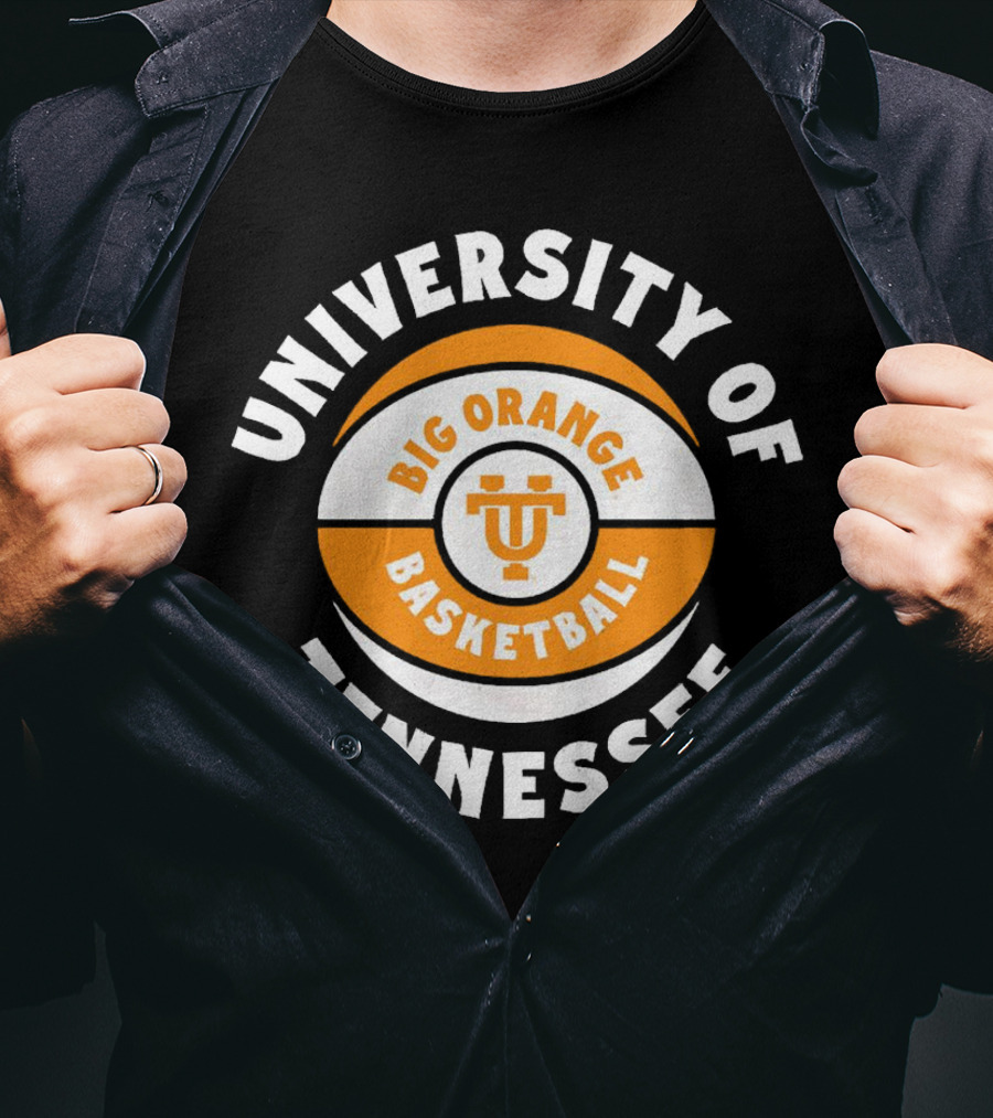 Big Orange Basketball Vintage University Of Tennessee T-Shirt