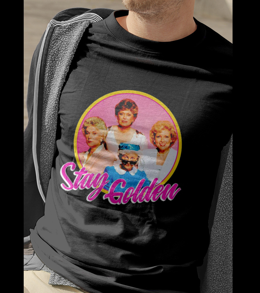 Golden Girls Character Group Circle Stay Golden T-Shirt