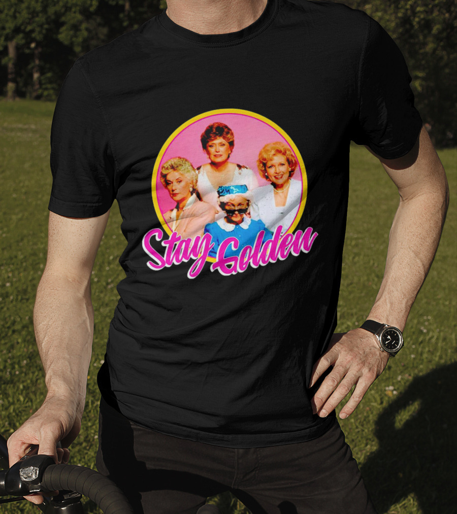 Golden Girls Character Group Circle Stay Golden T-Shirt