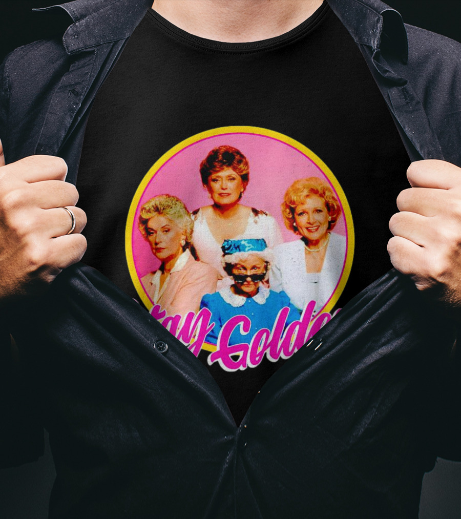 Golden Girls Character Group Circle Stay Golden T-Shirt