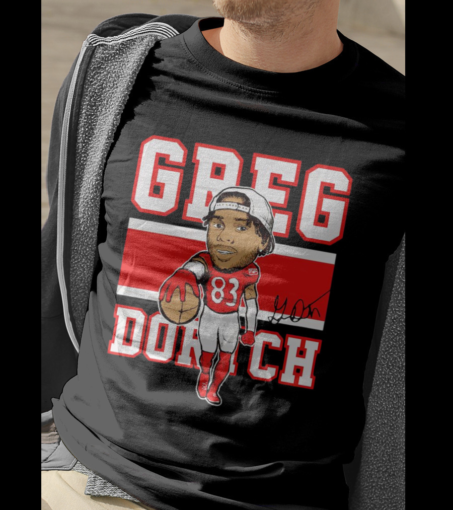 Greg Dortch 83 Arizona Cardinals Signature T-Shirt