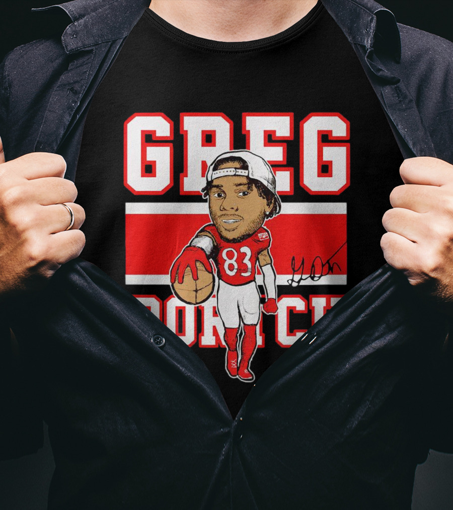 Greg Dortch 83 Arizona Cardinals Signature T-Shirt