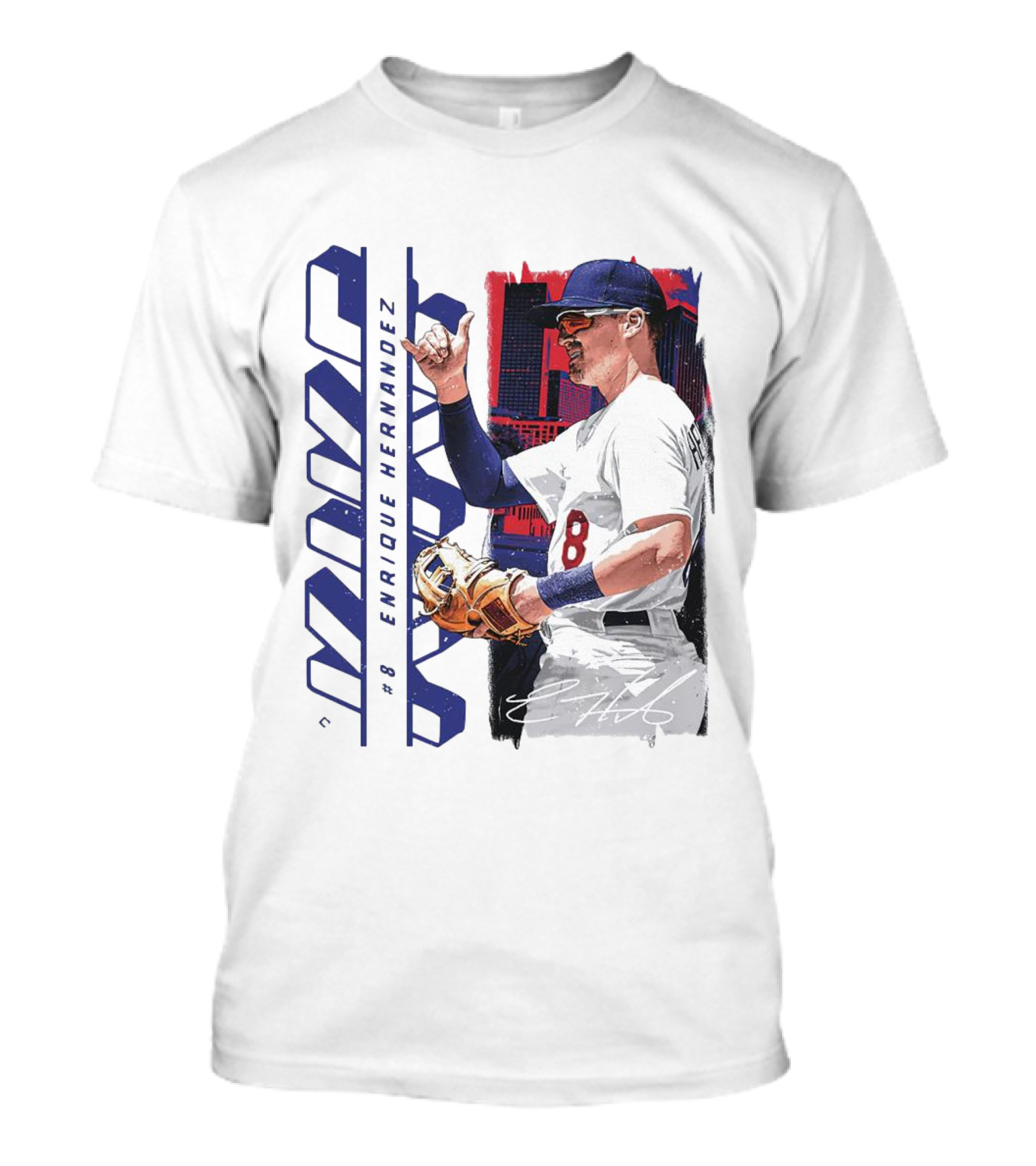 Enrique Hernandez Los Angeles Dodgers MVP T-Shirt