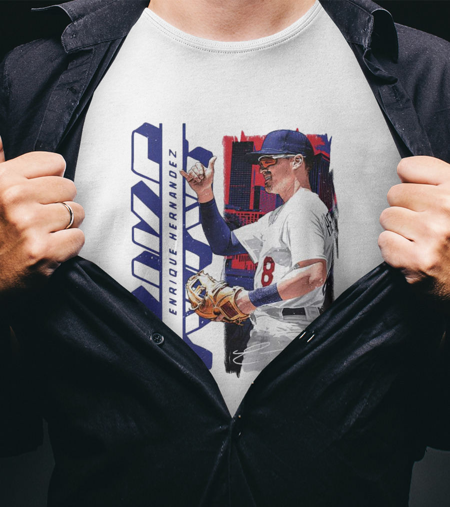 Enrique Hernandez Los Angeles Dodgers MVP T-Shirt