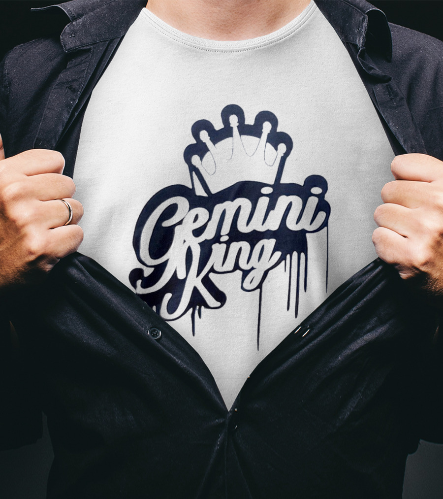 Gemini King Dripping Crown T-Shirt