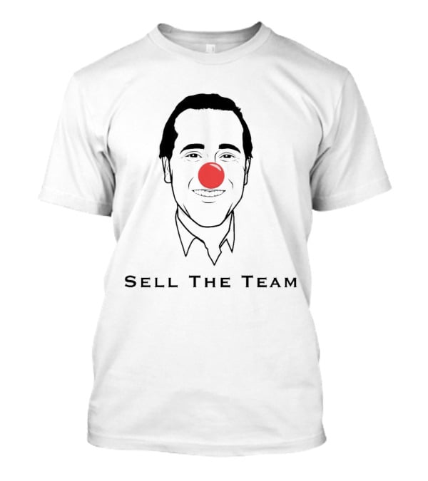 Sell The Team Kevin Brown Red Clown Nose Protest T-Shirt