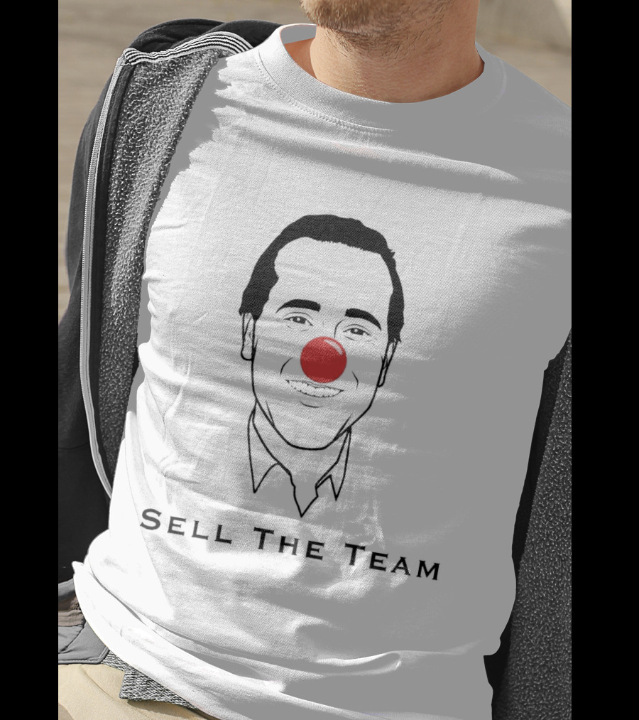 Sell The Team Kevin Brown Red Clown Nose Protest T-Shirt