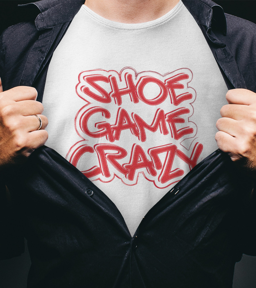 Shoe Game Crazy Red Graffiti T-Shirt