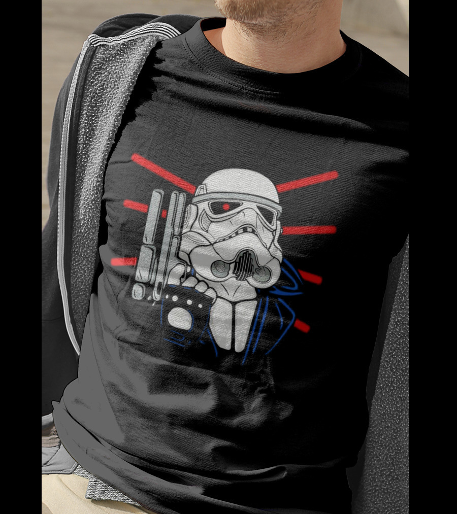 Star Wars Stormtrooper Meets The Terminator Mashup The Storminator T-Shirt