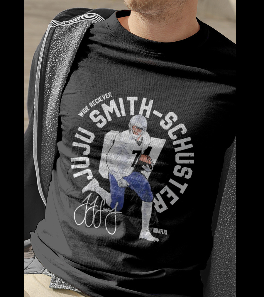 Wide Receiver Juju Smith-Schuster New England Patriots NFLPA Graphic 07 T-Shirt
