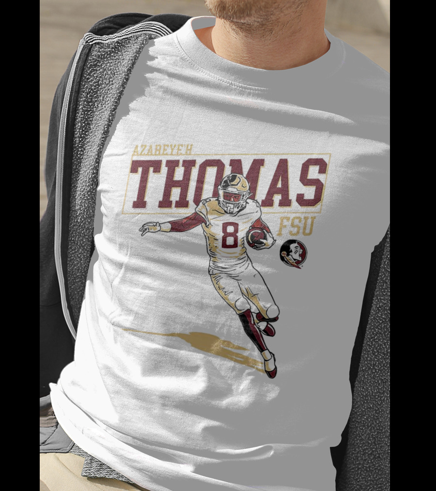Azareye’h Thomas FSU Florida State Seminoles Football Caricature T-Shirt