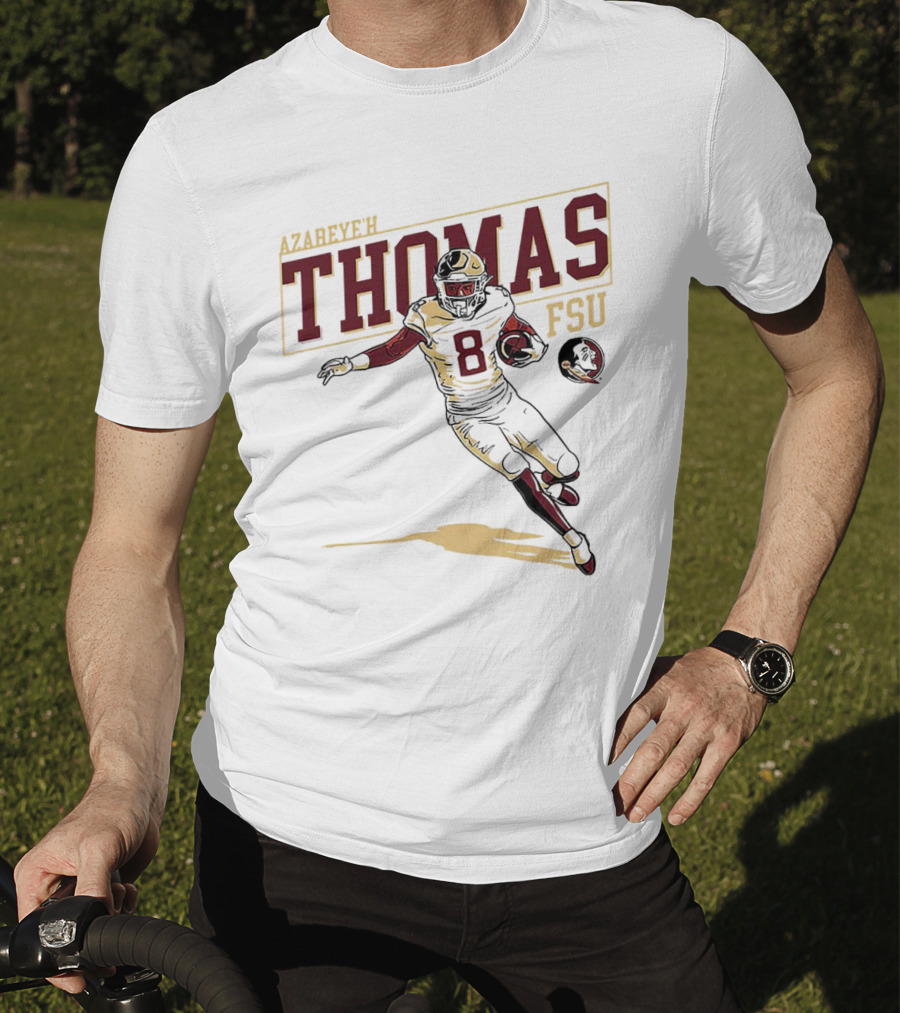 Azareye’h Thomas FSU Florida State Seminoles Football Caricature T-Shirt