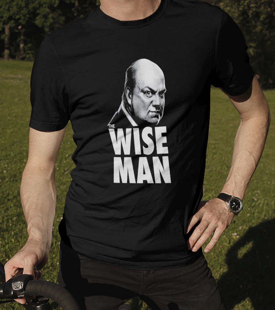 Paul Heyman The Wise Man Portrait WWE Acknowledgment T-Shirt