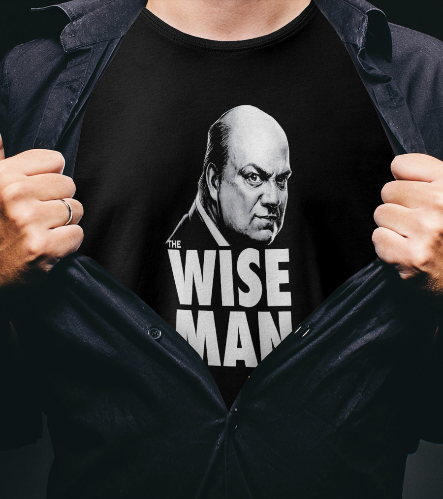 Paul Heyman The Wise Man Portrait WWE Acknowledgment T-Shirt
