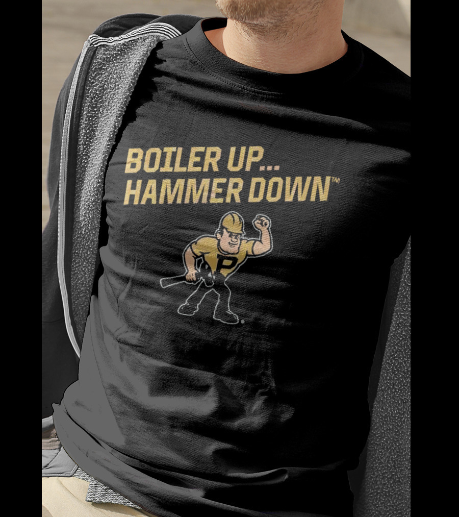 Boiler Up Hammer Down Purdue Pete T-Shirt