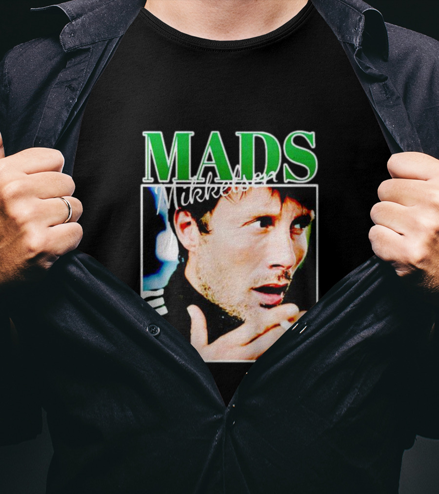 Mads Mikkelsen 90’s Vintage Style Hannibal Concept T-Shirt