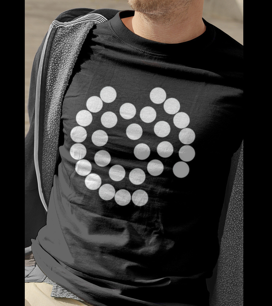 EV Fan Electric Vehicles Dotted Circle T-Shirt
