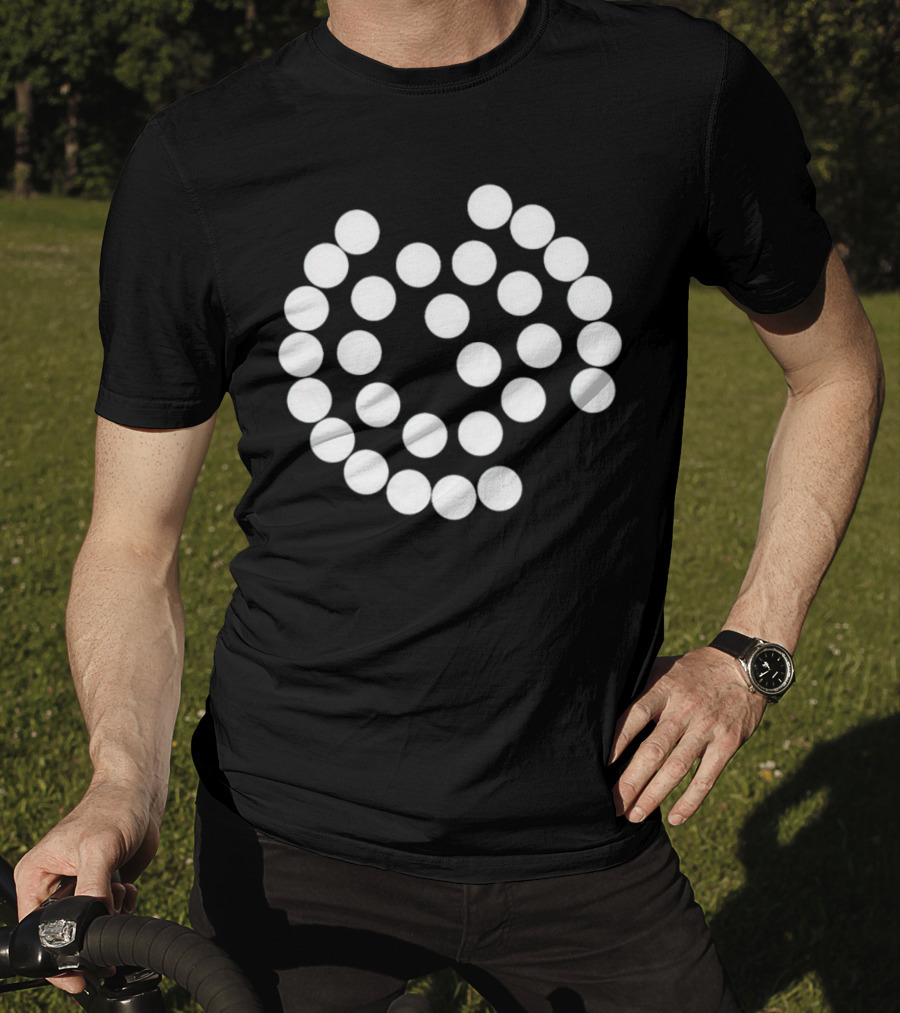 EV Fan Electric Vehicles Dotted Circle T-Shirt