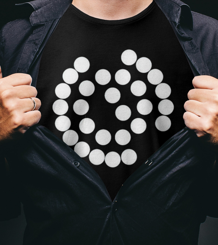 EV Fan Electric Vehicles Dotted Circle T-Shirt