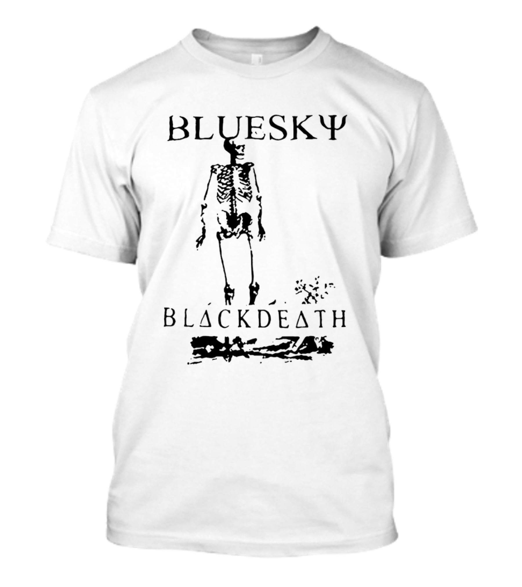 BLUESKY BLACKDEATH Skeleton T-Shirt