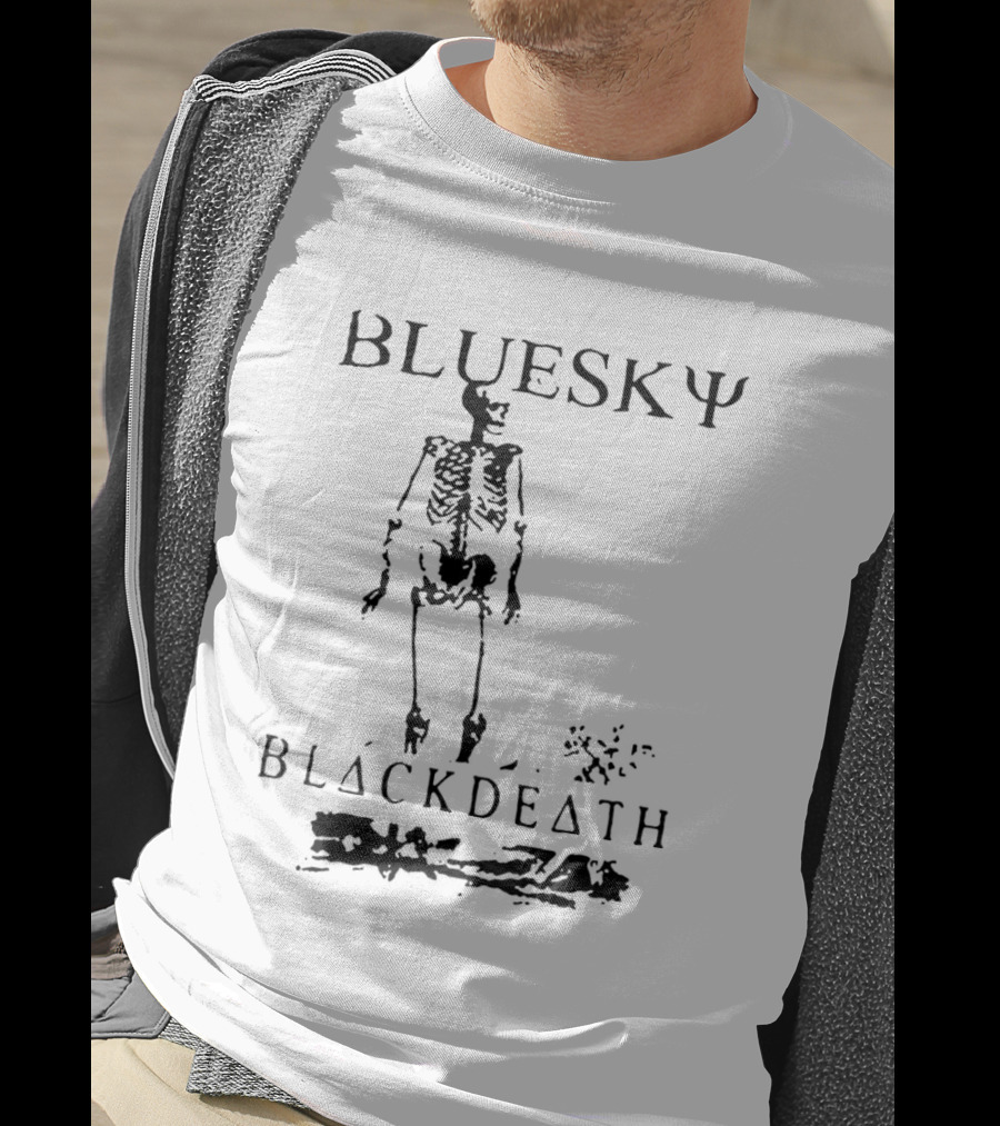 BLUESKY BLACKDEATH Skeleton T-Shirt