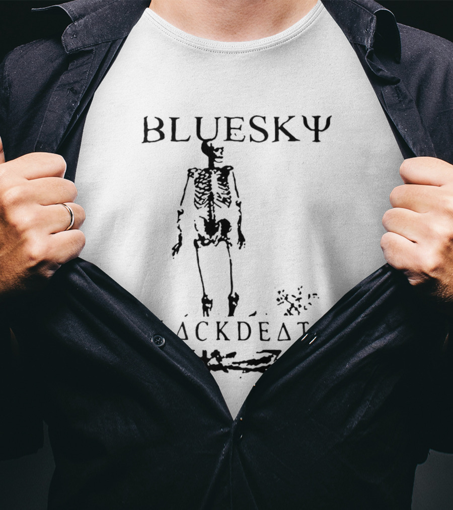BLUESKY BLACKDEATH Skeleton T-Shirt