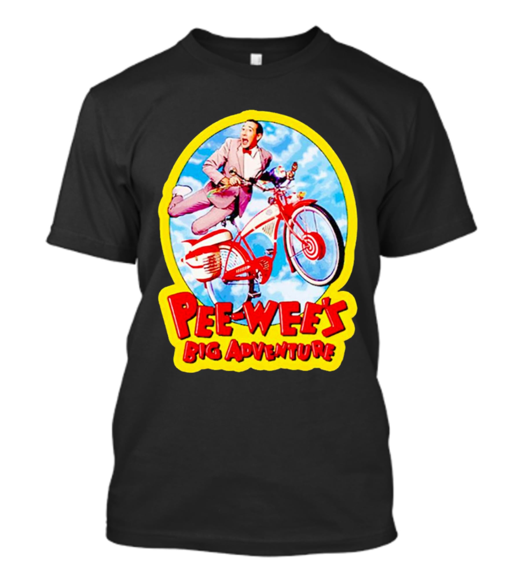 Pee Wee's Big Adventure Comedy Large Marge Bike Scene T-Shirt