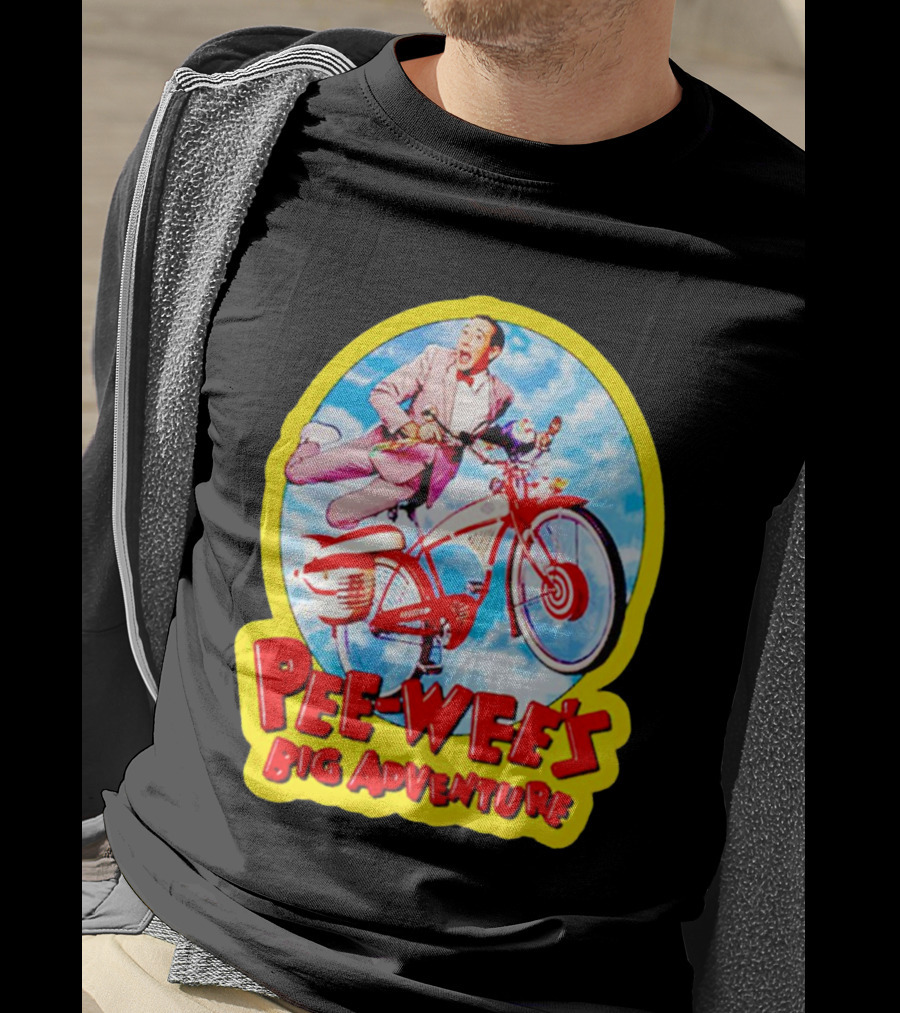 Pee Wee's Big Adventure Comedy Large Marge Bike Scene T-Shirt