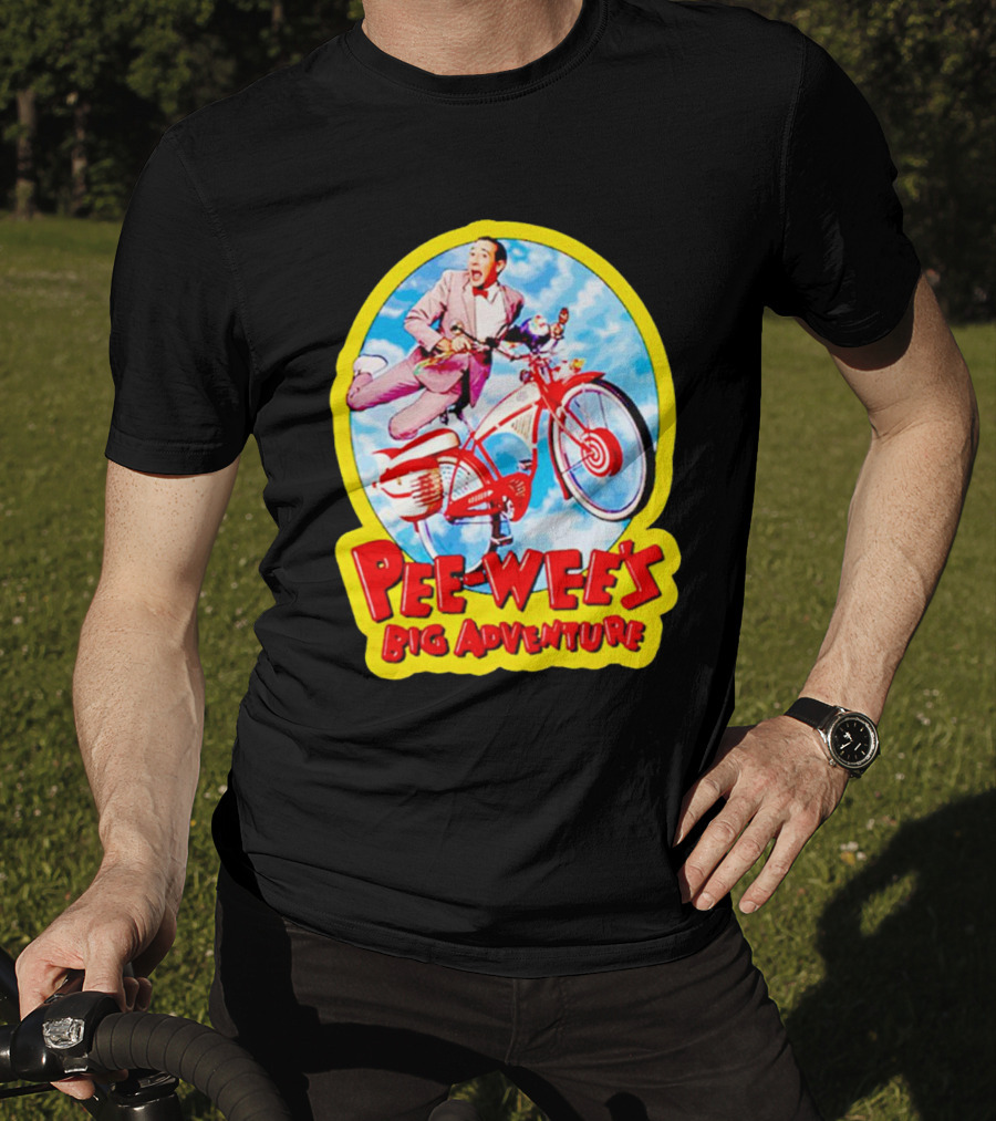 Pee Wee's Big Adventure Comedy Large Marge Bike Scene T-Shirt