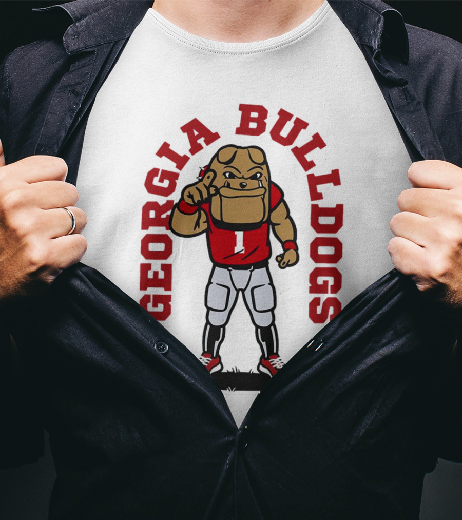 Georgia Bulldogs Mascot Athletic Bulldog T-Shirt