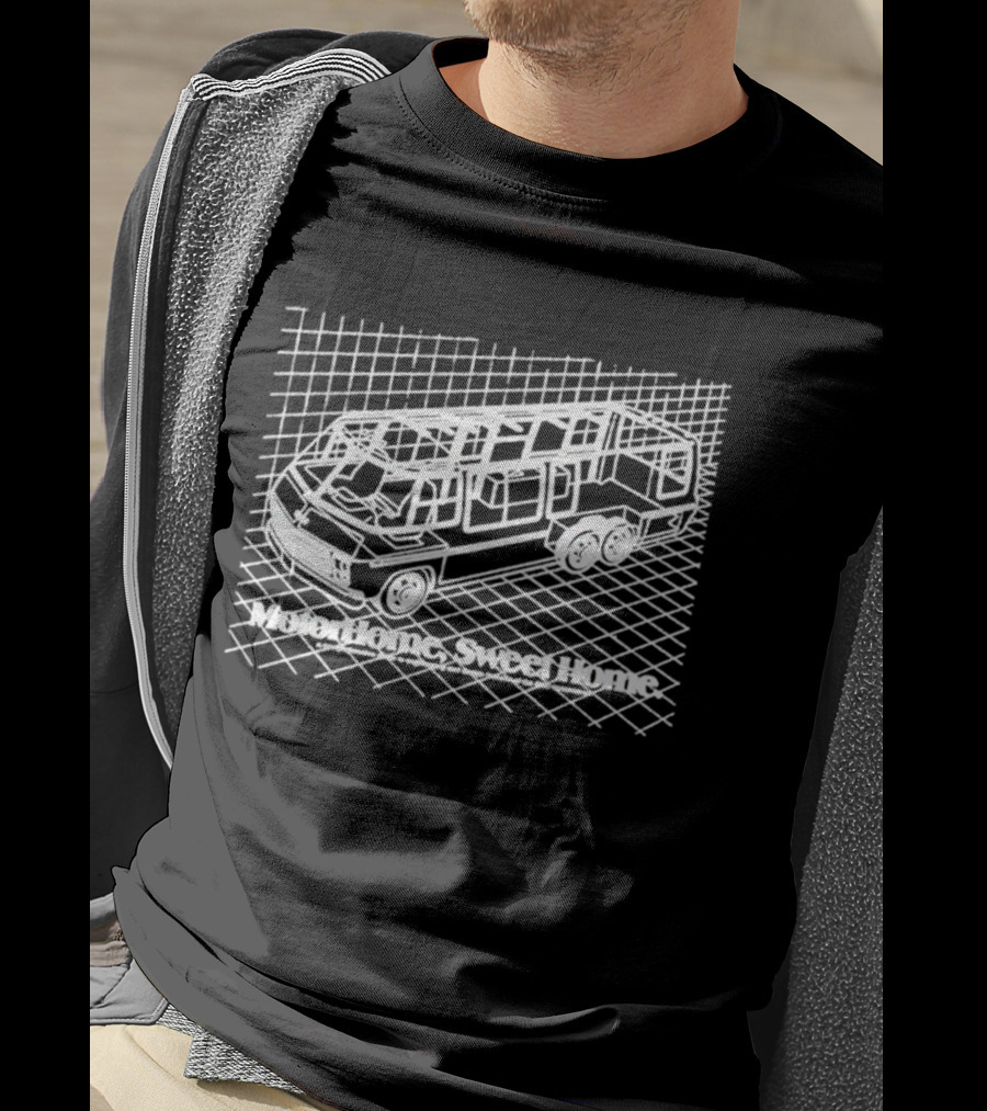 Motorhome Sweet Home Breaking Bad RV Blueprint T-Shirt