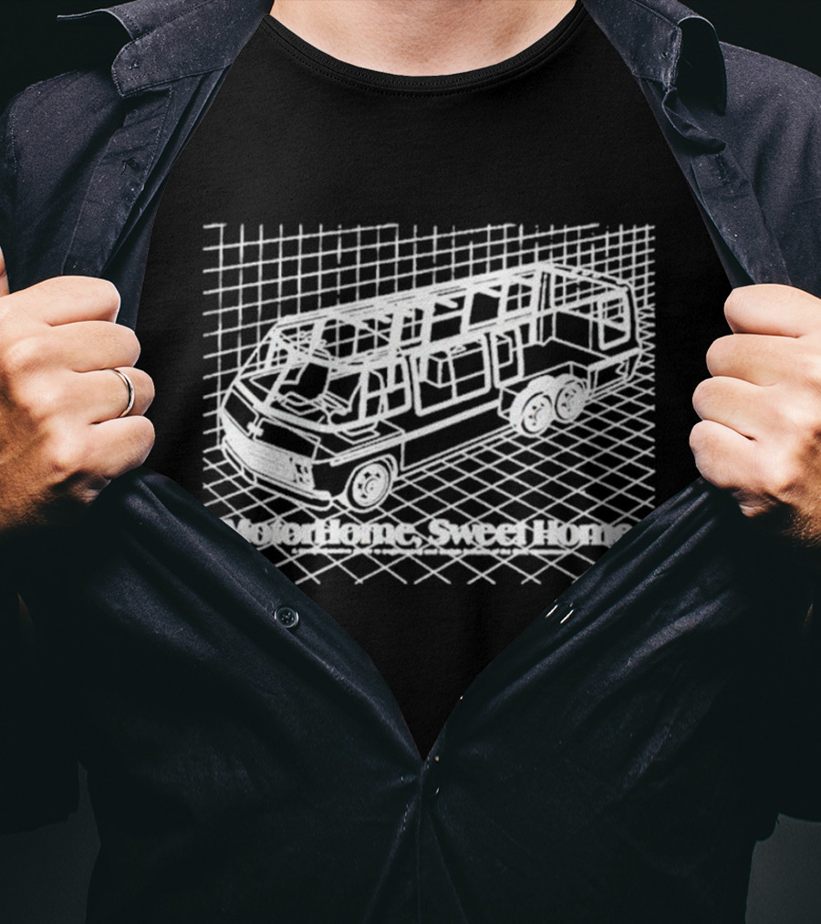 Motorhome Sweet Home Breaking Bad RV Blueprint T-Shirt