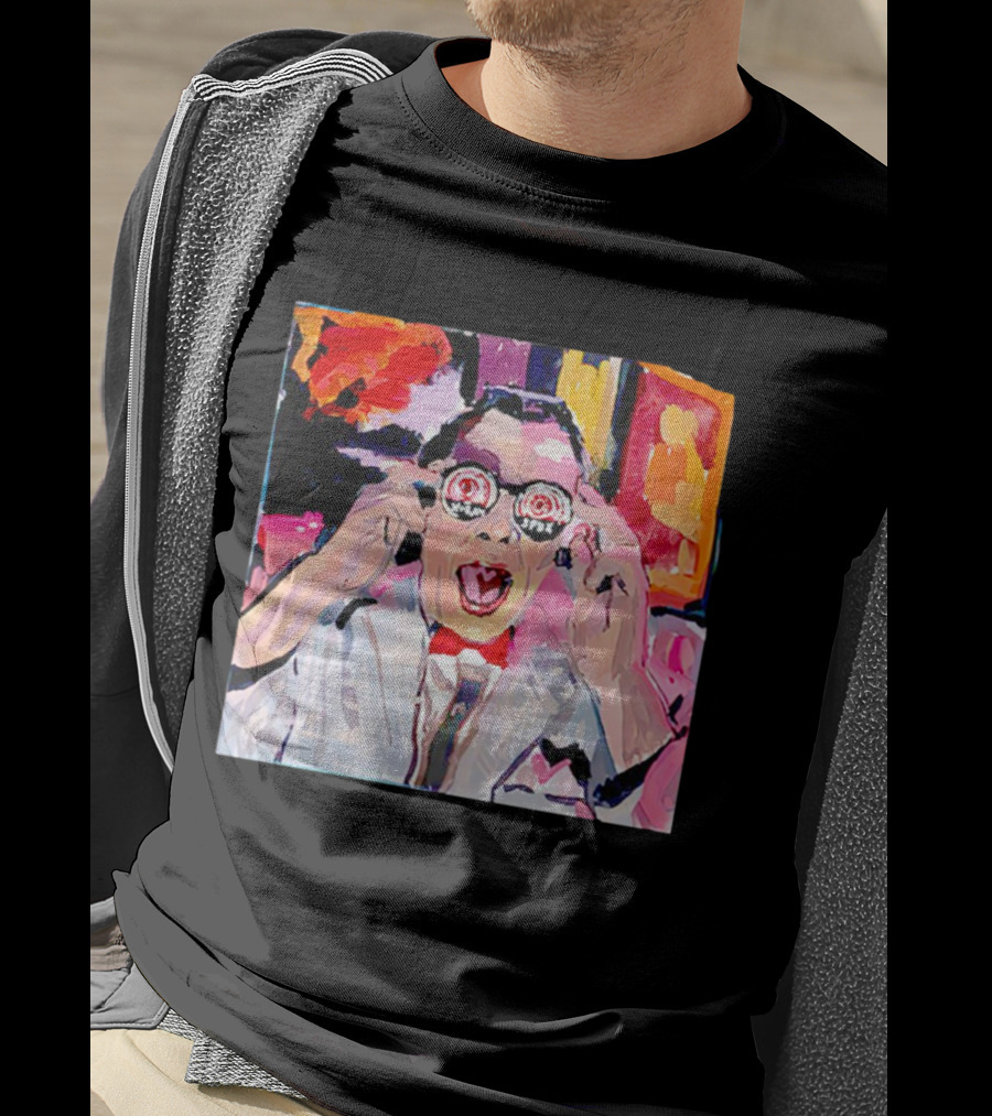Pee Wee Herman 80s Jambi Playhouse Retro Glasses T-Shirt
