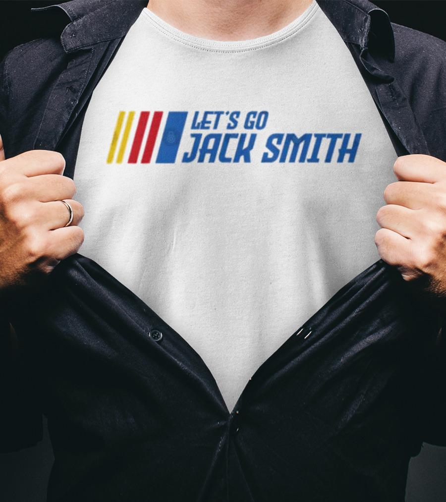 LET'S GO JACK SMITH NASCAR Stripes T-Shirt