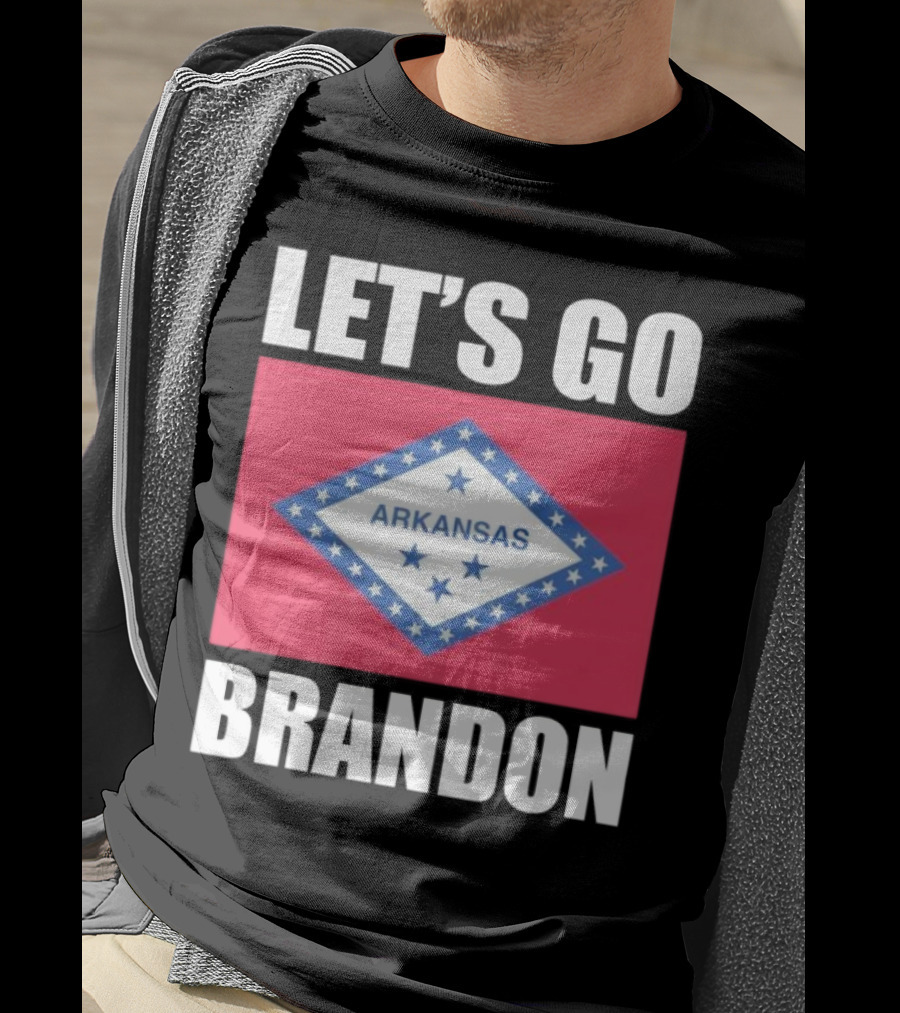 Let's Go Brandon Arkansas Flag T-Shirt