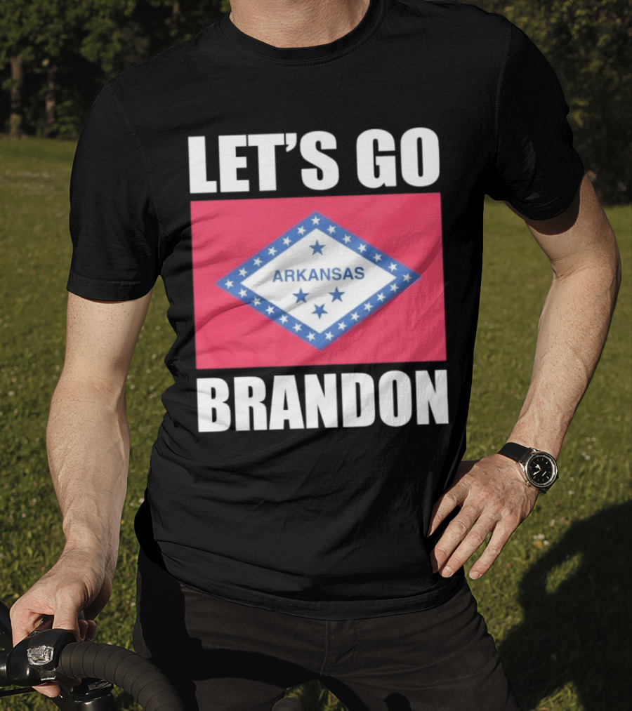 Let's Go Brandon Arkansas Flag T-Shirt