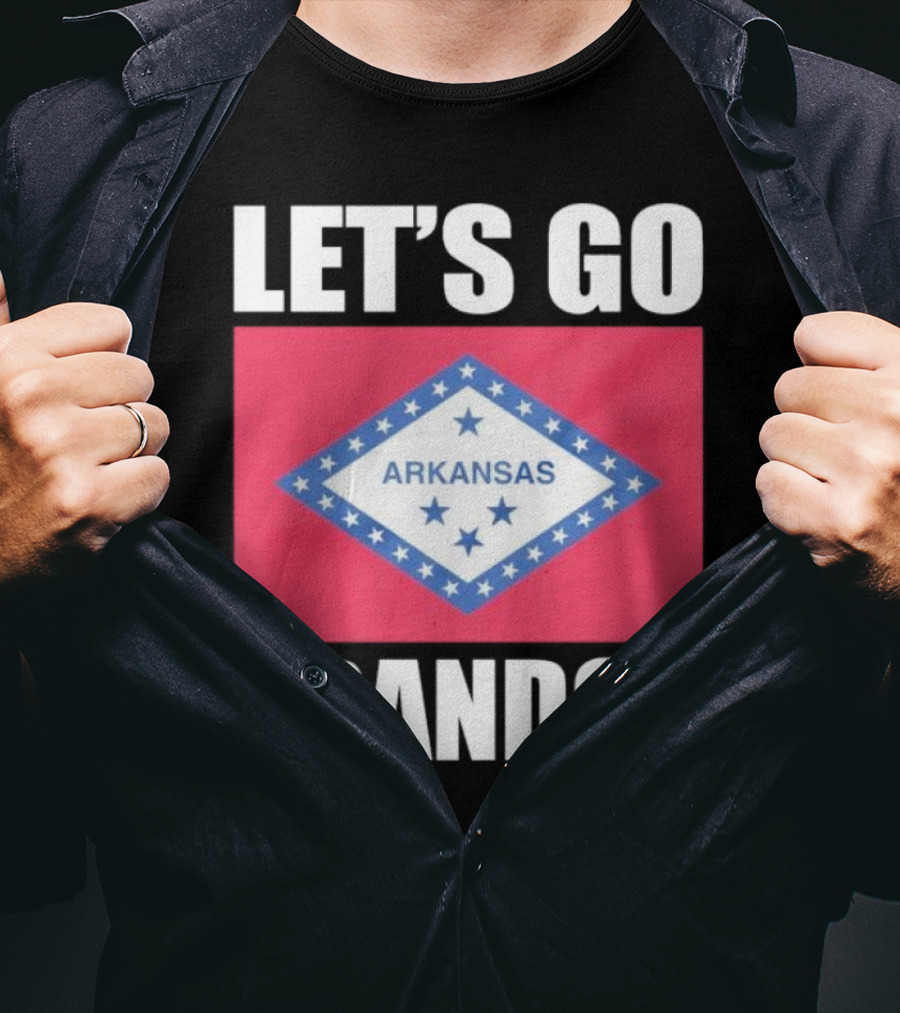 Let's Go Brandon Arkansas Flag T-Shirt