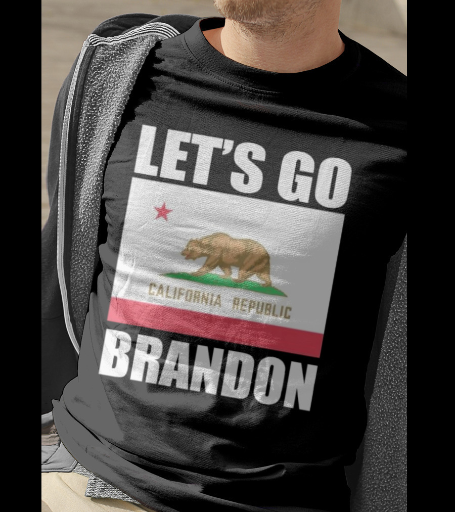 Let’s Go Brandon California Republic Flag T-Shirt