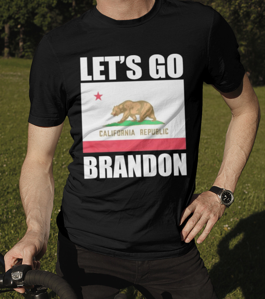 Let’s Go Brandon California Republic Flag T-Shirt